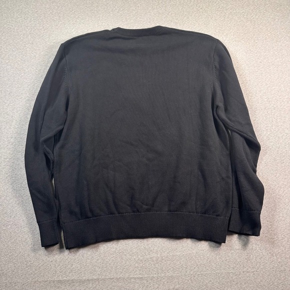 Teddy Fresh Looney Tunes Knitted Sweater Mens L Black Taz Tazmanian Devil - Picture 6 of 7